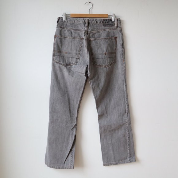 Calvin Klein Grey Bootcut Jeans, Size 33 - Picture 6 of 16